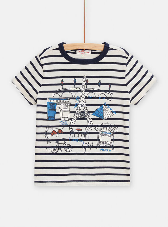 Tee Shirt Manches Courtes Ecru TOPATI / 24S90221TMC001